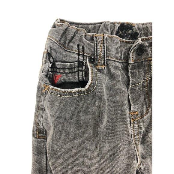 Quicksilver Girls Toddler Jeans Pants 4T Black Charcoal Stonewash Skinny Leg - Picture 4 of 12